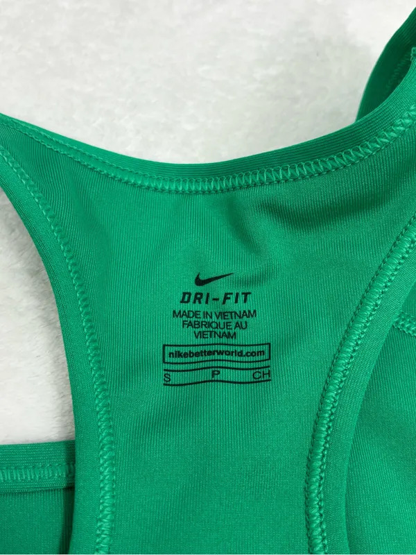 Nike DRI- FIT Green Sports Bra size S P - Image 4
