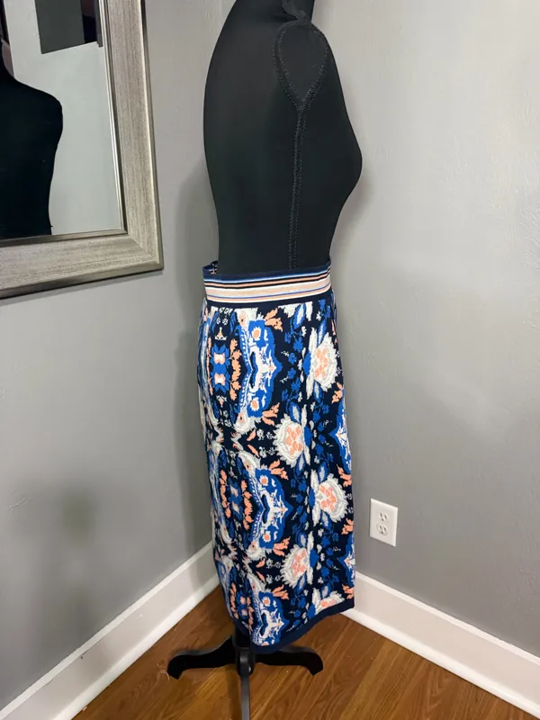 Moth x Anthropologie Antica Patterned Bohemian Sweater Skirt Size Small. - Image 4