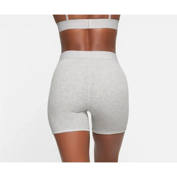 Skims Boyfriend Boxer Light Heather‎ Grey Size M - Image 2