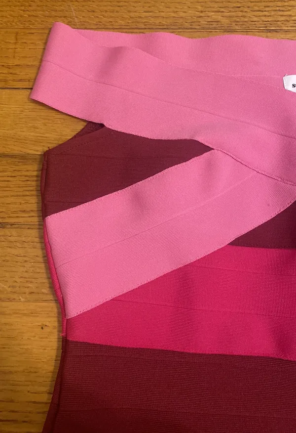 superdown NWT  Pinky Mini Dress In Pink Multi - Image 5