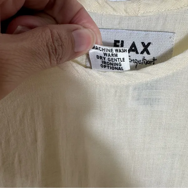 Vintage FLAX Jeanne Engelhart Linen Maxi Dress Small Lagenlook‎ - Image 7