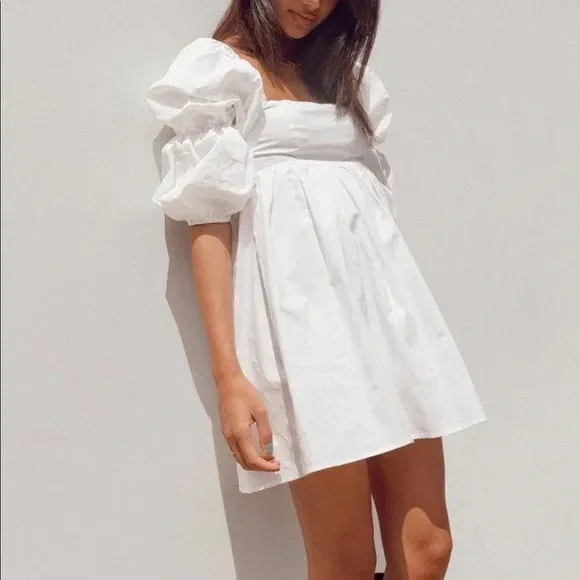Princess Polly Mini Dress White - Image 2