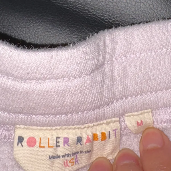 Roller Rabbit lavender heart puff shorts medium - Image 2