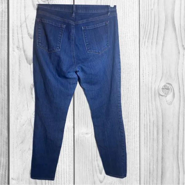 LOFT Women's Blue Jeans Curvy Skinny size 10‎ - Image 5