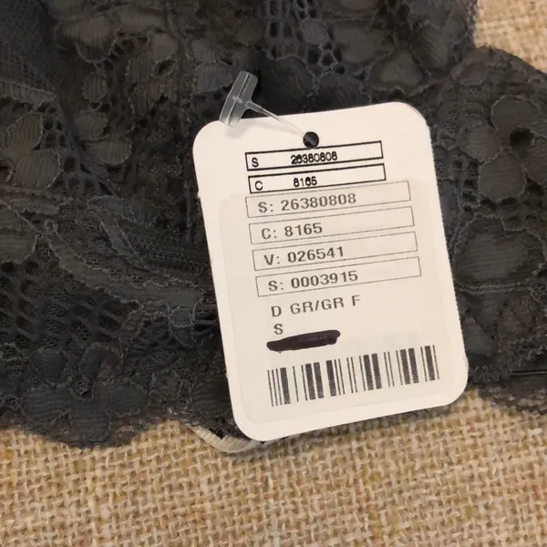 Free People gray lace Bra size small - Image 3