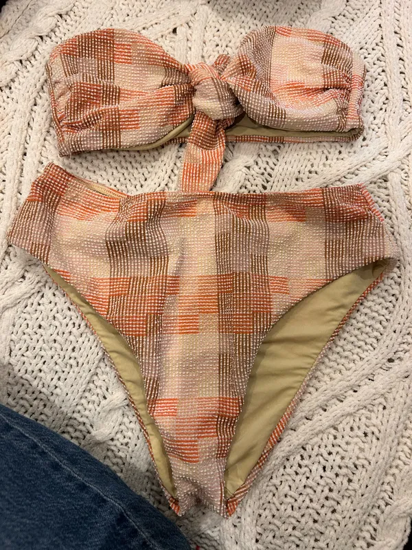 Aerie Plaid bathing suit - Image 2