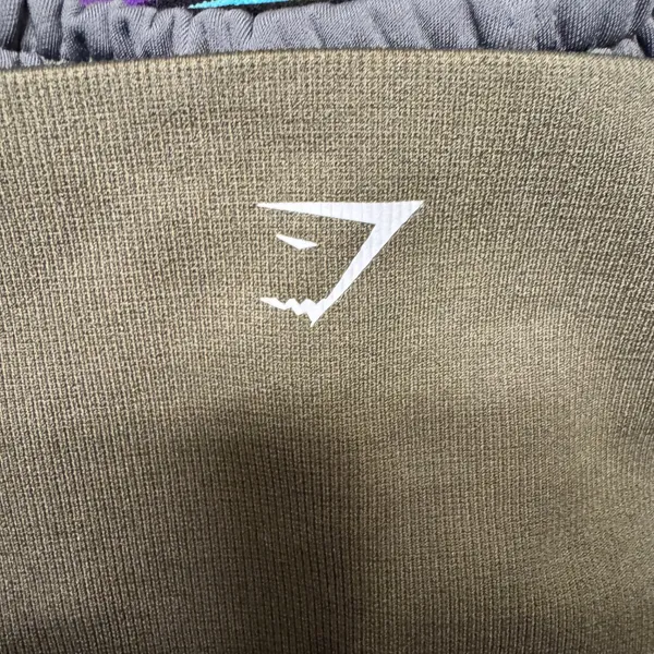 2227 | Gymshark Energy Seamless Cropped High Waist Leggings Olive Green Women S - Image 5