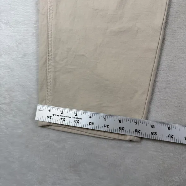 Wilfred Free Aritzia Beige High Rise Carpenter Straight Leg Utility Pants Size 8 - Image 7