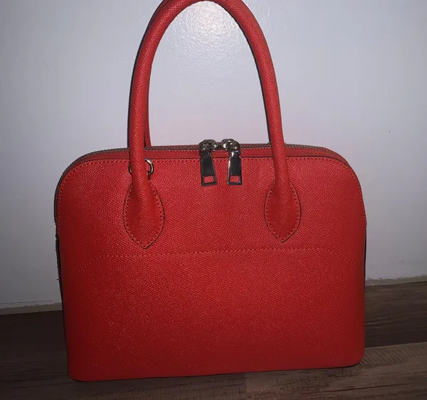 Designer Handbag Orange - Image 4