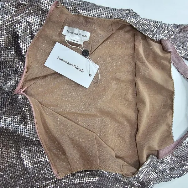 Lovers and Friends Bennett Mini Dress in Soft Pink - Image 10