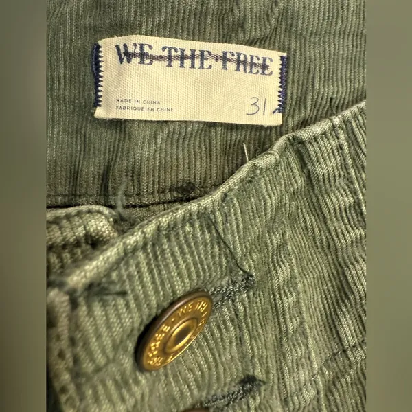 We The Free Jayde High Rise Corduroy Flare Pant 31” - Image 7