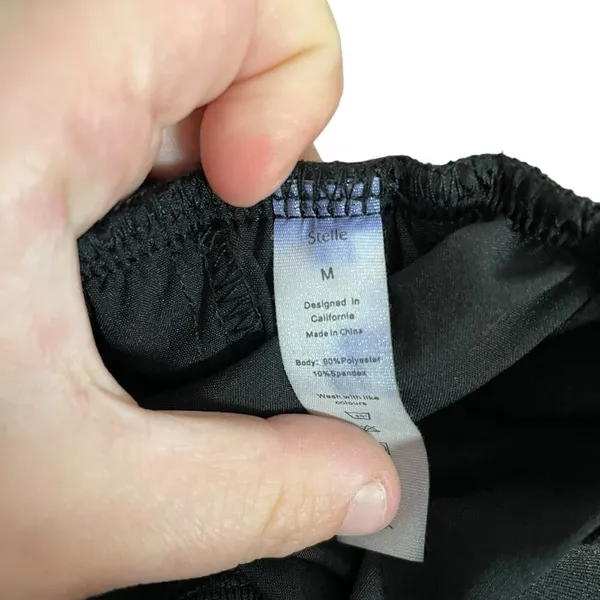 Stelle Womens Hiking Cargo Jogger Pants Black Water Resistant Quick Dry M - Image 8