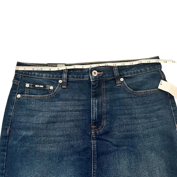 New Women’s DKNY Mid Rise Denim Skirt Size 12 - Image 10