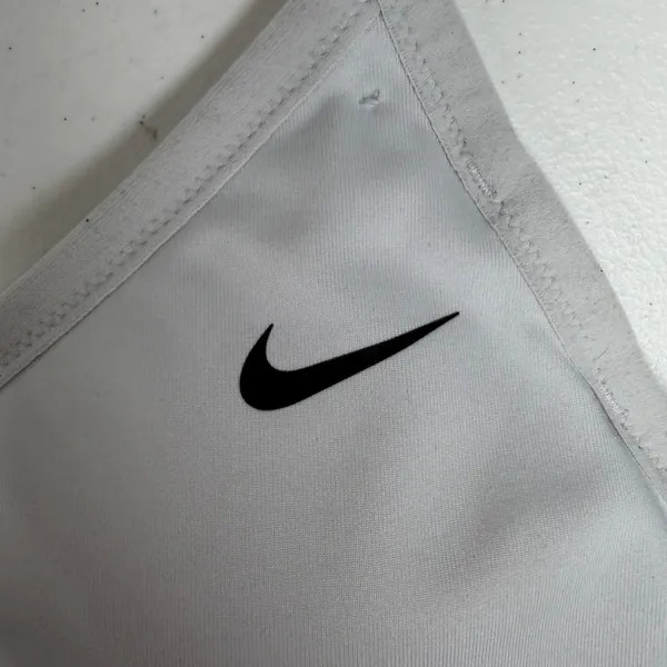 NIKE XL Small Dri-Fit Indy Light Support Sports Bra White Swoosh Logo Women's - Image 4