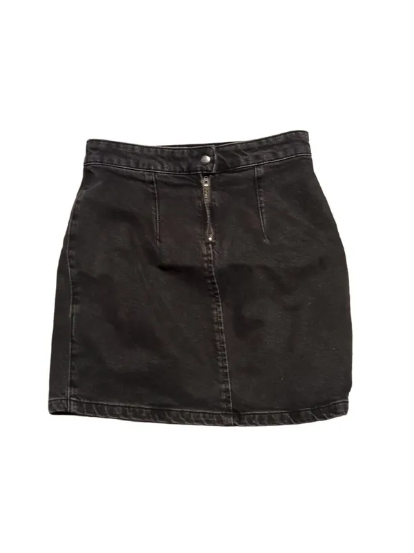 Free People Black Mini Skirt Size 2 - Image 4