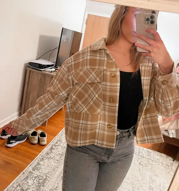 Lane 201 Cropped Shacket - Image 3