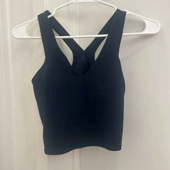 ⭐️Alo Airbrush Real Bra Tank Navy - Image 2