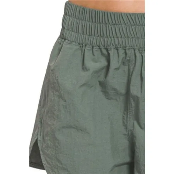 Zenana Windbreaker Smocked‎ Waistband Running Shorts - Image 2