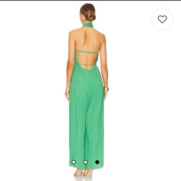 Astr the label Womens Damia Halter Wide Leg Jumpsuit - Image 3