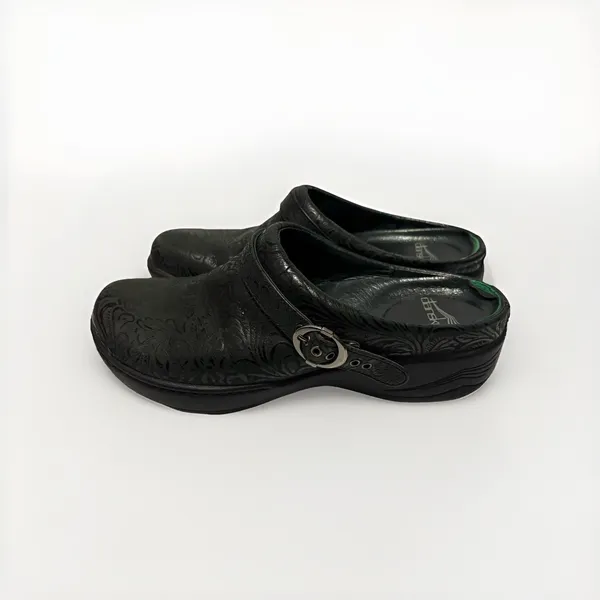 Dansko Allison Slip Resistant Mules Clogs Shoes Womens Size 8.5-9 US 39 EU Black - Image 4