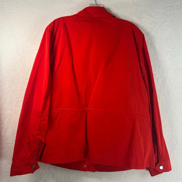 Lauren Active Ralph Lauren Red Utility Field Jacket XL Drawstring Waist - Image 2