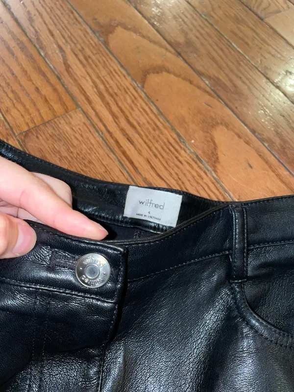 Aritzia Wilfred Melina Leather Pant 4 - Image 5