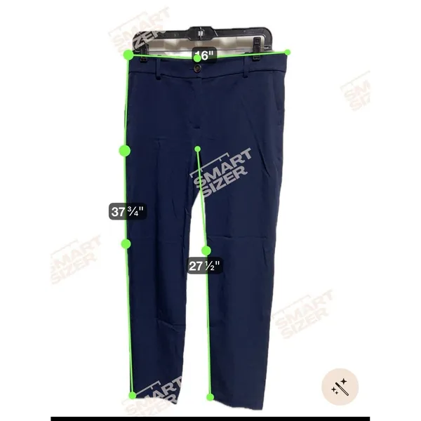 J.Crew Navy Blue Slim Fit Ankle Trousers Womens Size‎ 8 Career Work Pants - Image 4