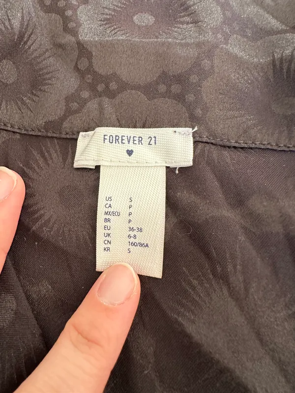 Forever 21 Silk PJ Set - Image 3