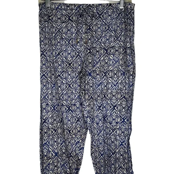 Oscar de la Renta Two Piece Pajama‎ Set White - Image 6