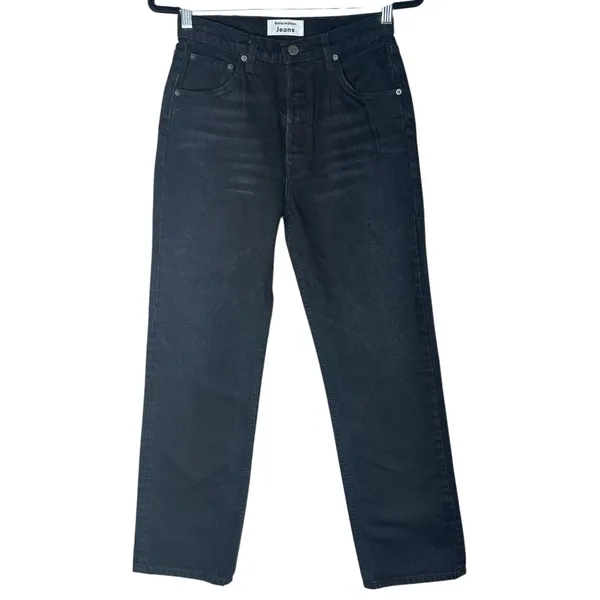 Reformation Cynthia High Relaxed Jean Euphrates Size 26 - Image 3