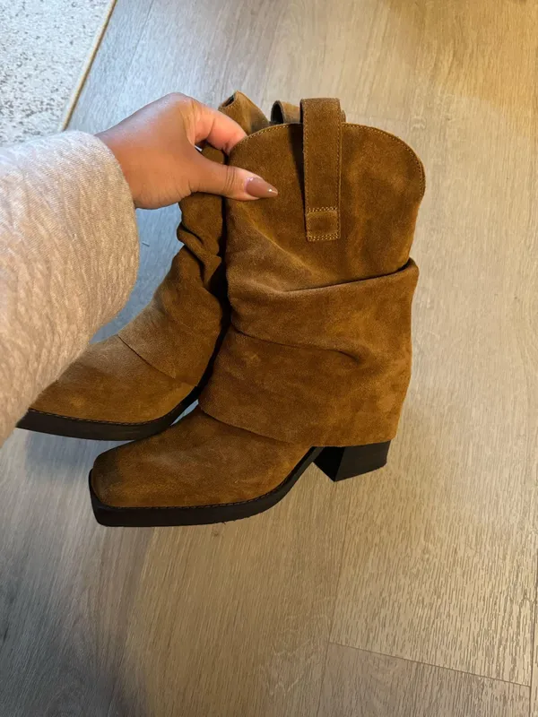 Steve Madden Leather Boots Brown - Image 4