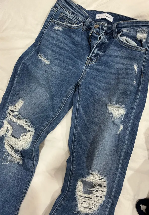 Vervet Flying Monkey Distressed Jeans - Image 2