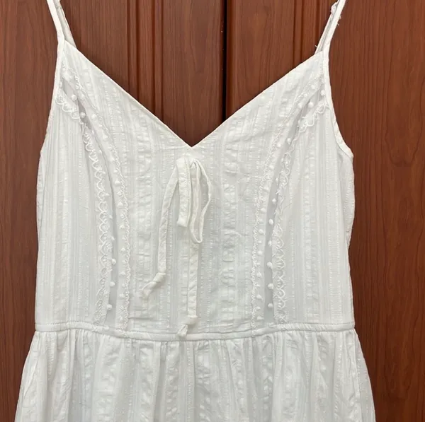 Francesca’s Blue Rain Summer Dress, Size Medium - Image 8