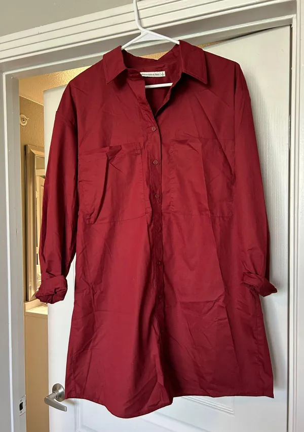 Abercrombie Button Down Shirt Dress - Image 2