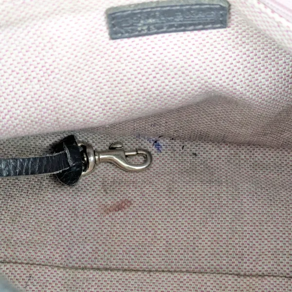 Dooney & Bourke Signature Leather & Canvas Shoulder Bag - Image 7