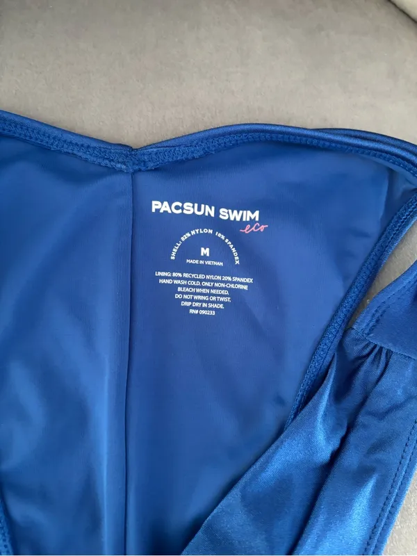PacSun Royal Blue V-Front Bikini Bottom - Image 3