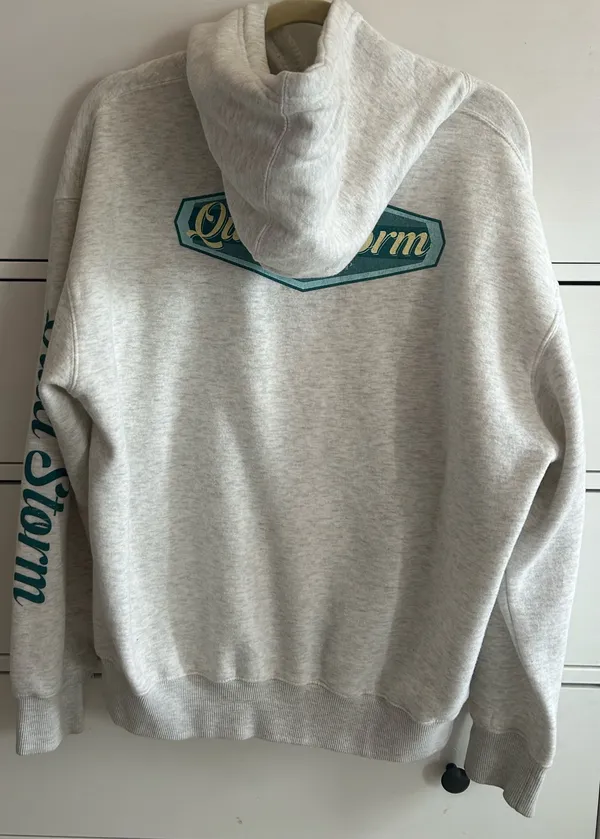 Quiet Storm Grey Hoodie - Image 3