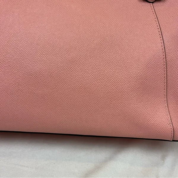 Coach F57526 Ava Tote Crossgrain Leather Bag Blush Pink / Silver - NEW w/ DEFECT - Image 8