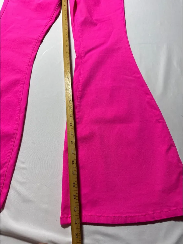 Bold Hot Pink Flared JC Jeans - Image 3
