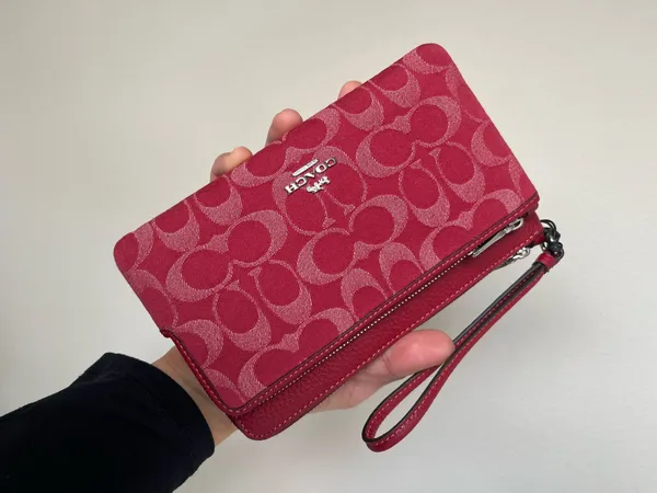 Coach Large Double Zip Wristlet - Image 5