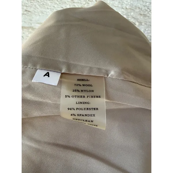 Ann Taylor Wool Blend Pencil Skirt Camel Tan Size 6 NWT 90334757 - Image 4