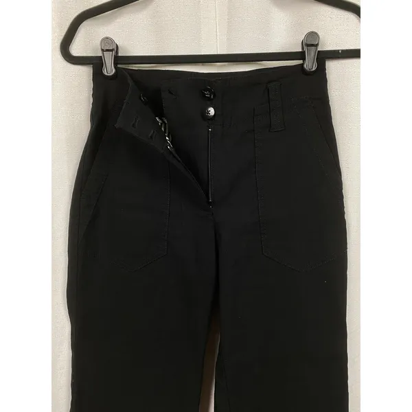 Anthropologie Maeve Black The Naomi Wide Leg Pants Sz.0 - Image 7