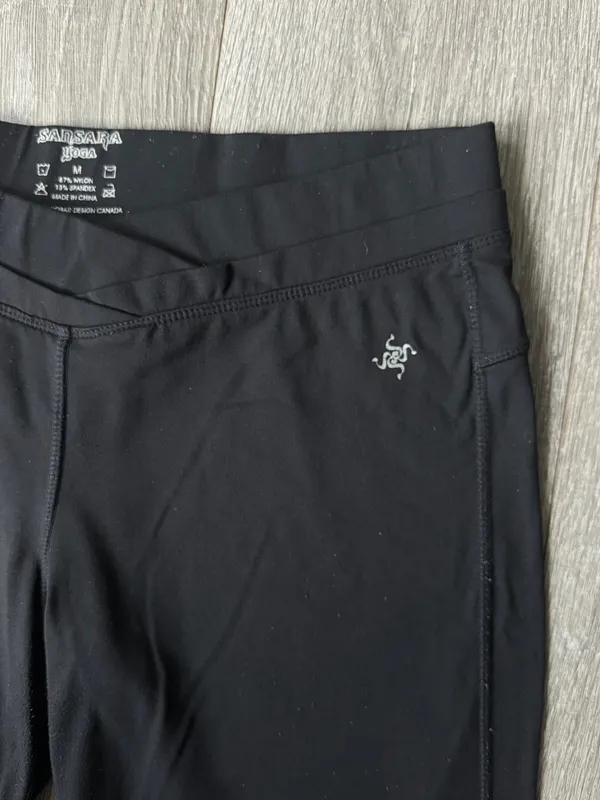 Sansara Yoga Block Yoga Pants Black Size M - Image 2