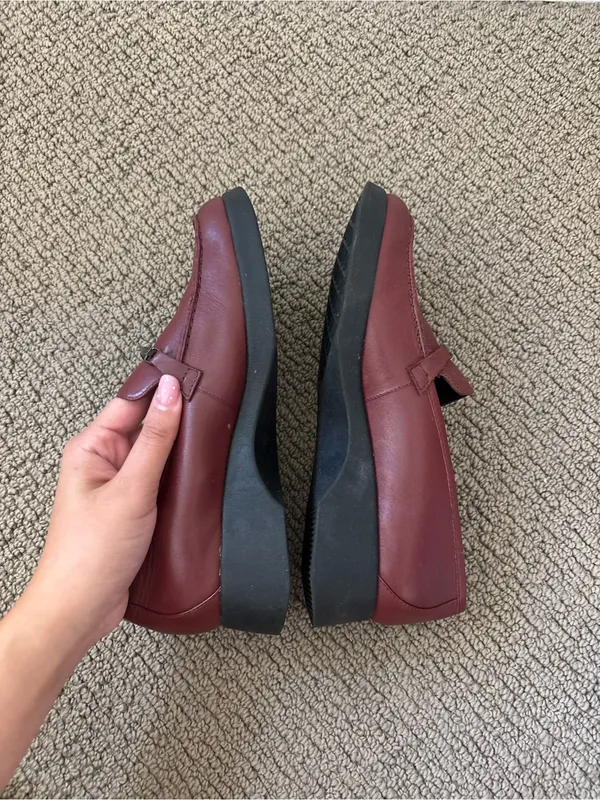 Vintage bass loafers in burgundy - Image 7