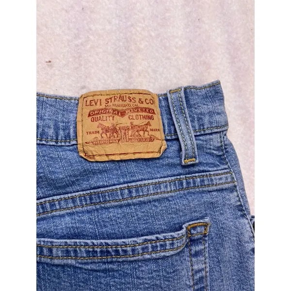 Levi 550 Jeans Womens‎ 10L Blue Relaxed Boot Cut Stretch Denim Pants - Image 8