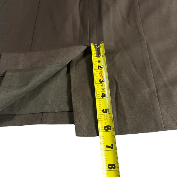 Ann Taylor 6P Brown Wool Blend Pencil Skirt Preppy Office Academia - Image 11