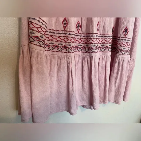Knox Rose‎ Dress Boho Cottagecore Embroidered Ruffle Romantic Valentines Day - Image 6