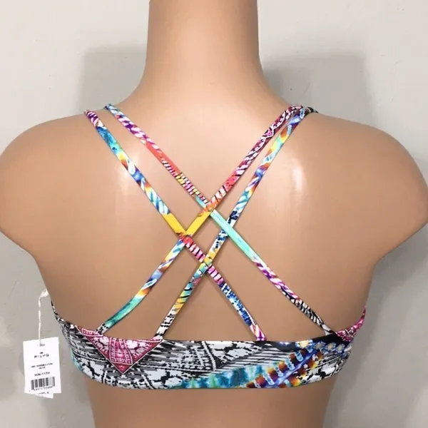 PILYQ multicolored reversible bikini set. NWT - Image 8