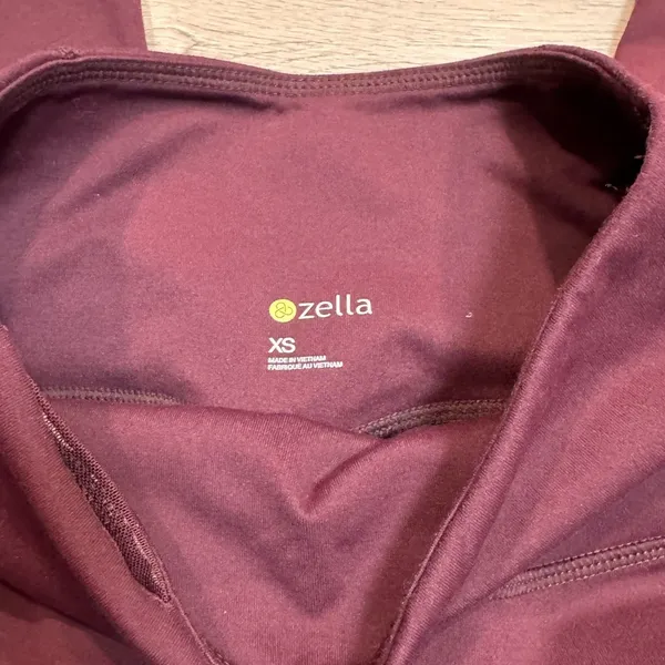 Zella Yoga Pants‎ Womens Size XSmall XS Maroon Pull On Stretch Activewear - Image 5