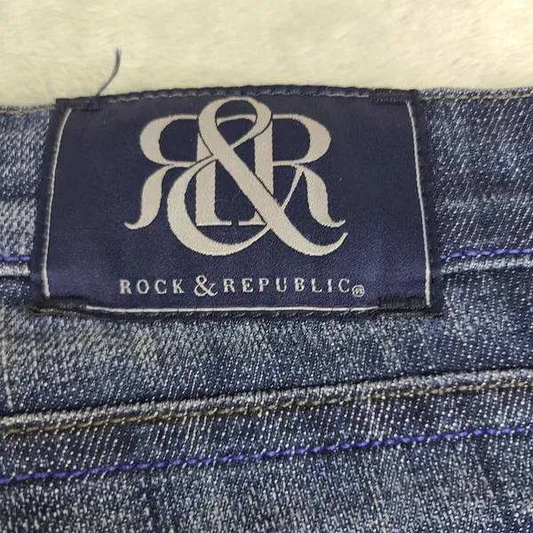 Rock & Republic Jeans‎ Womens Kassandra 31x28 Slim/Straight RN# 110113 CA# 19371 - Image 10